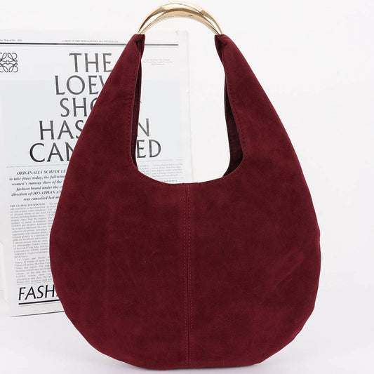 Burgundy Hobo Bag