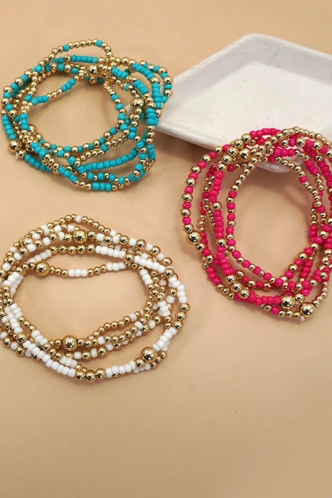 Baby Bead Bracelet Set