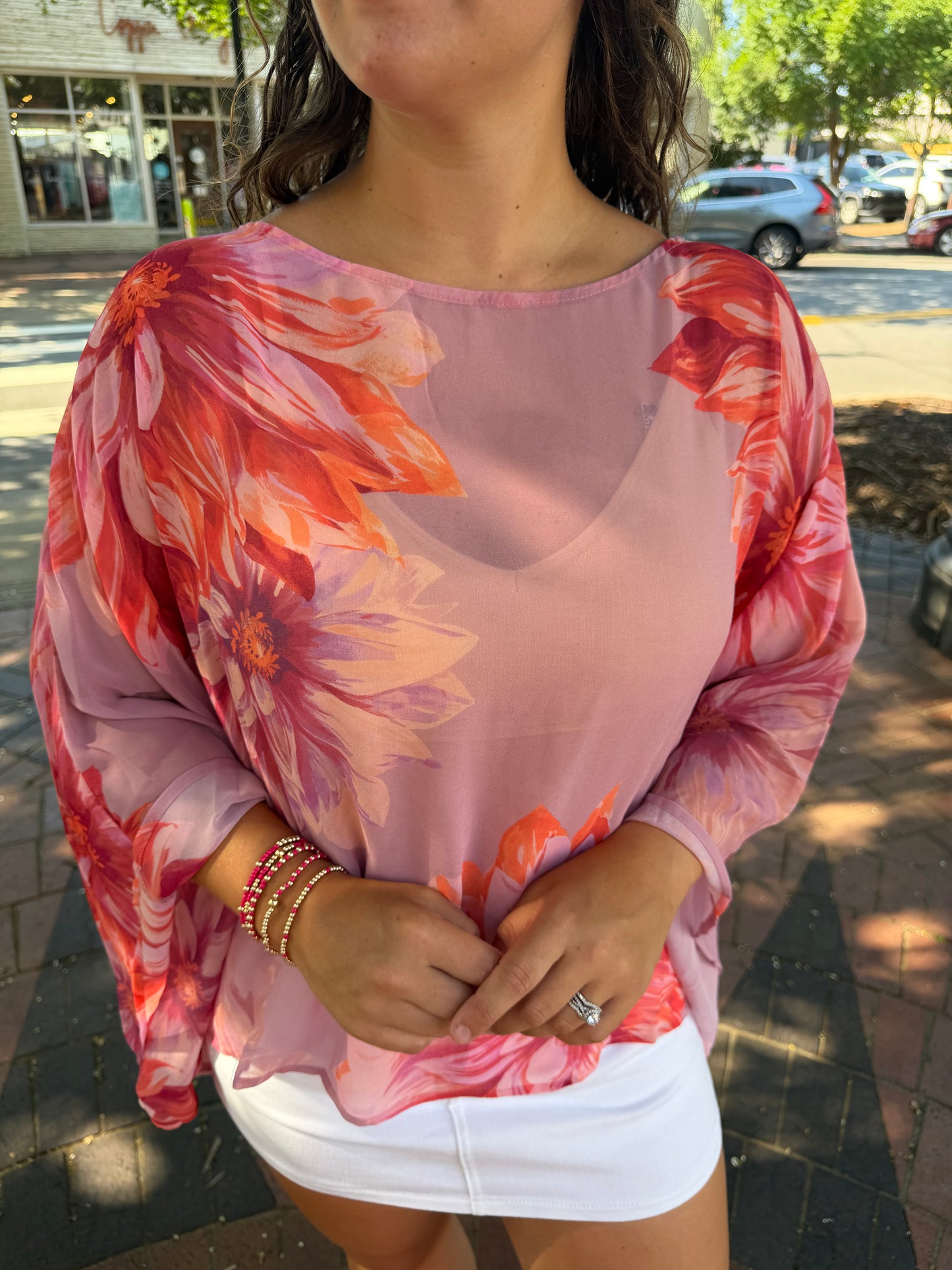 Dahlia Garden Top