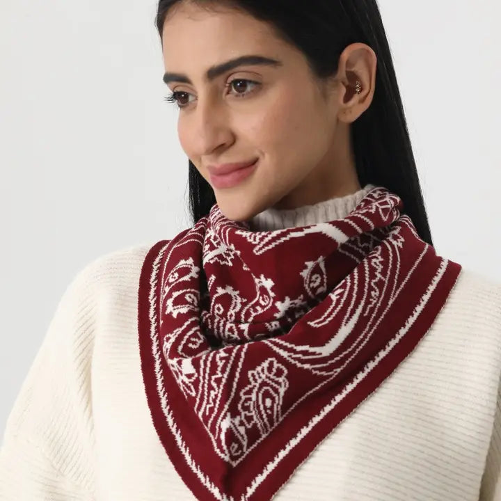 Paisley Triangle Scarf