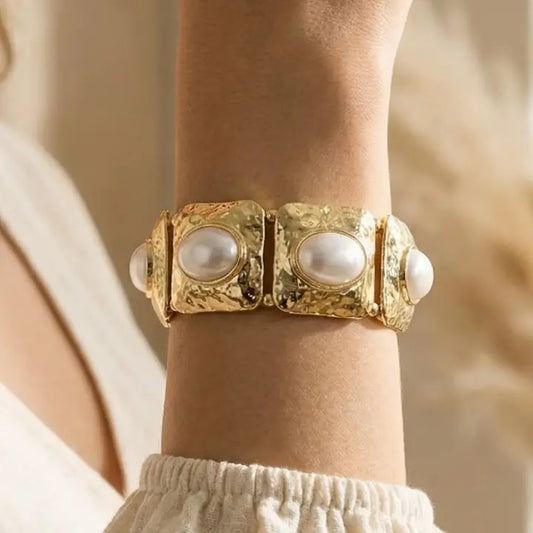 Hammered Stretch Bracelet