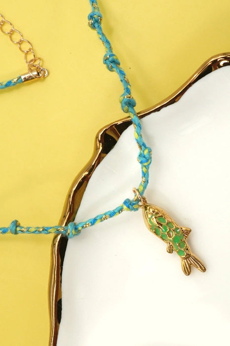 Corded Fish Necklace