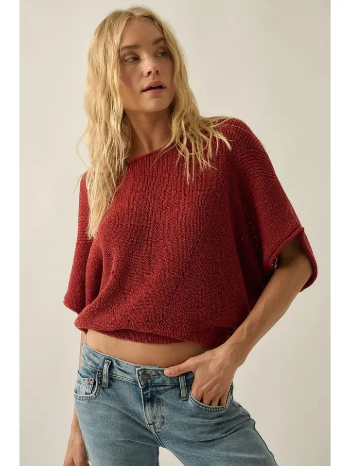 Mulberry Sweater Top