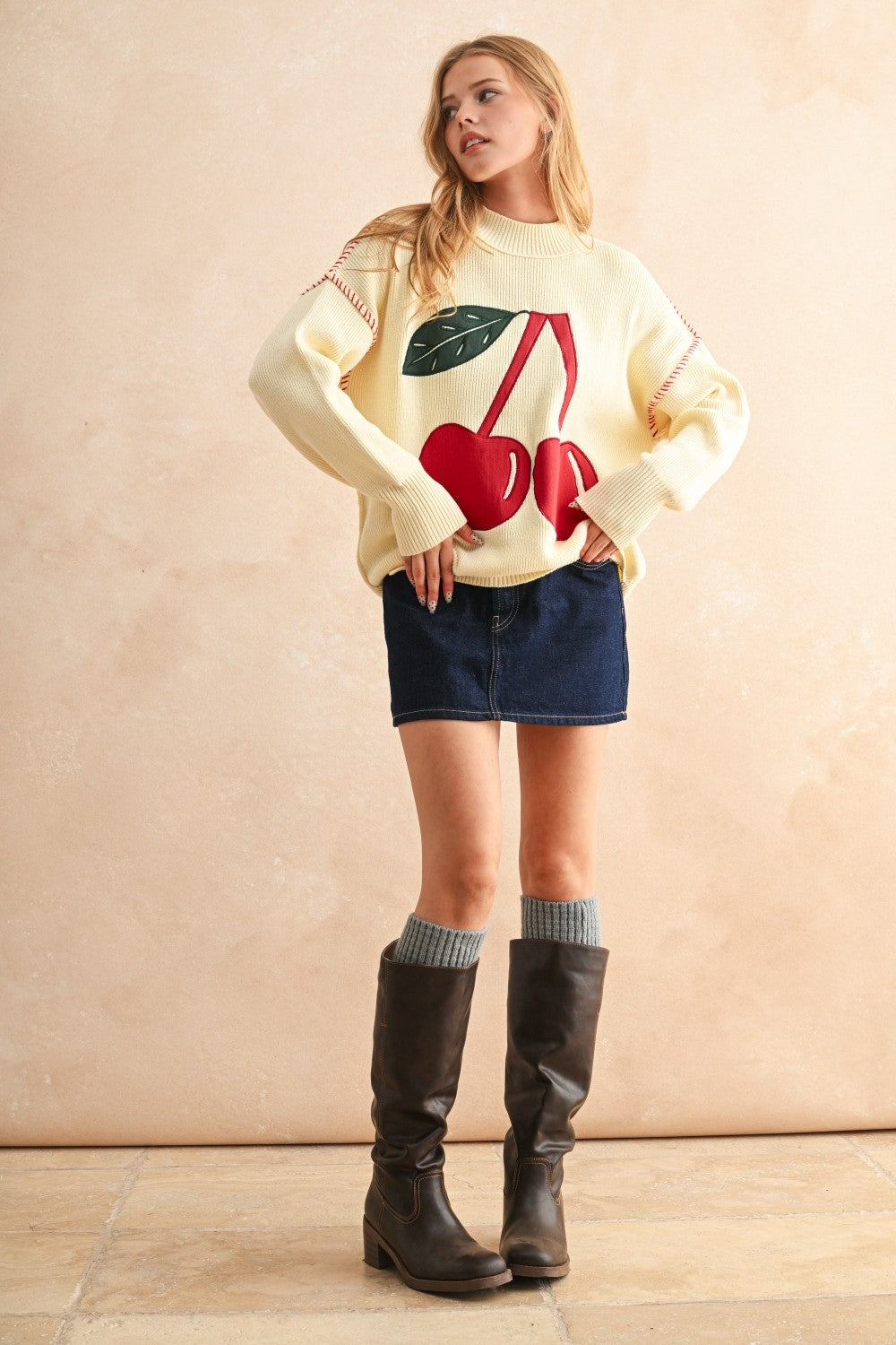 Cherry Patch Sweater