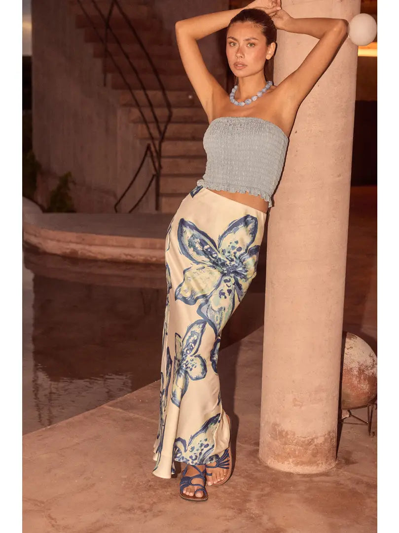 July Satin Skirt