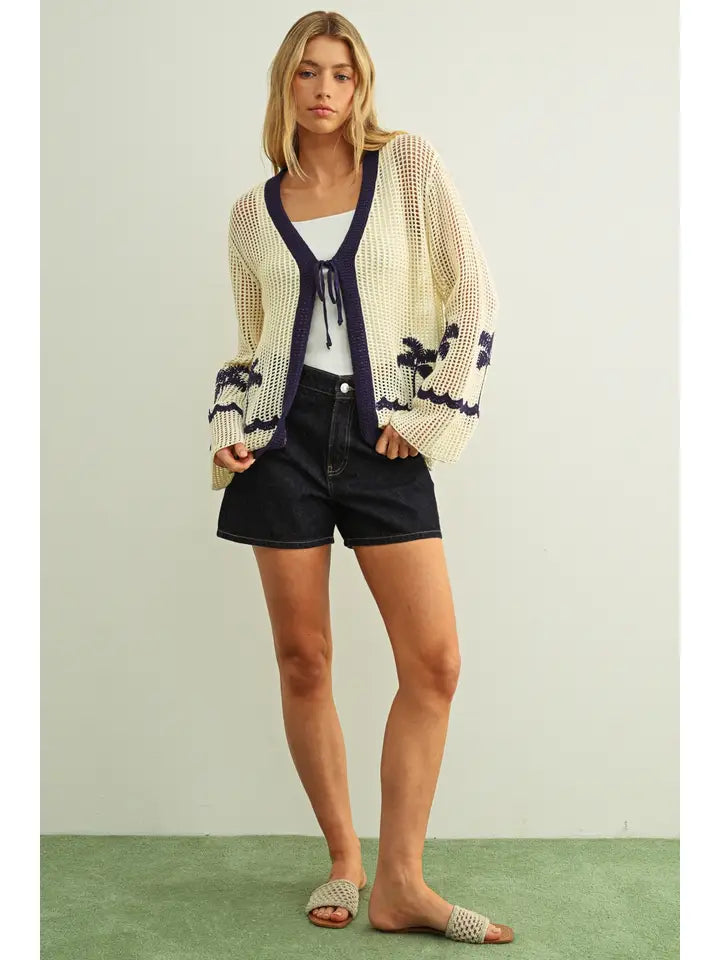 Palm Knit Cardigan