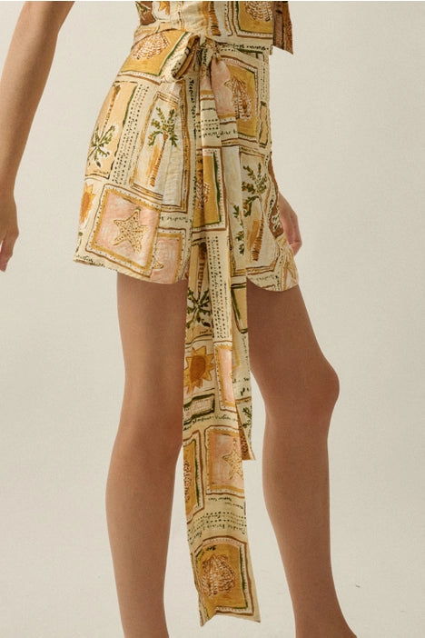 Congo Wrap Skort