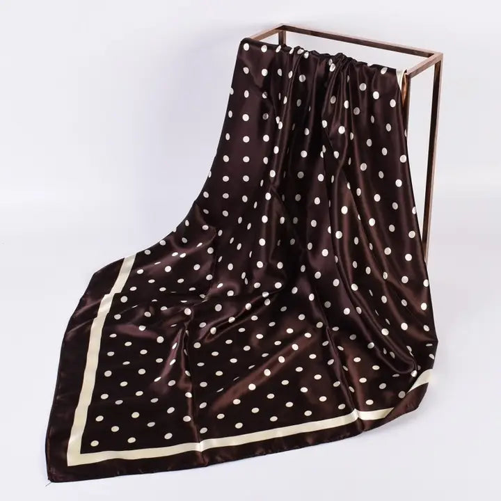 Espresso Dot Scarf