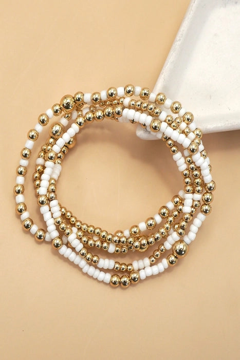 Baby Bead Bracelet Set