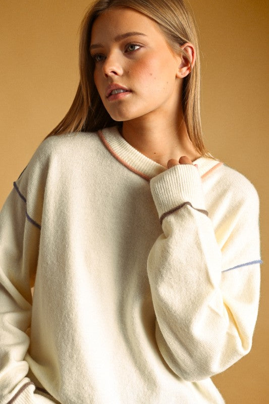 Colored Lines Sweater