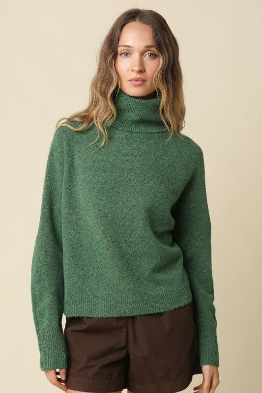 Pine Green Turtleneck