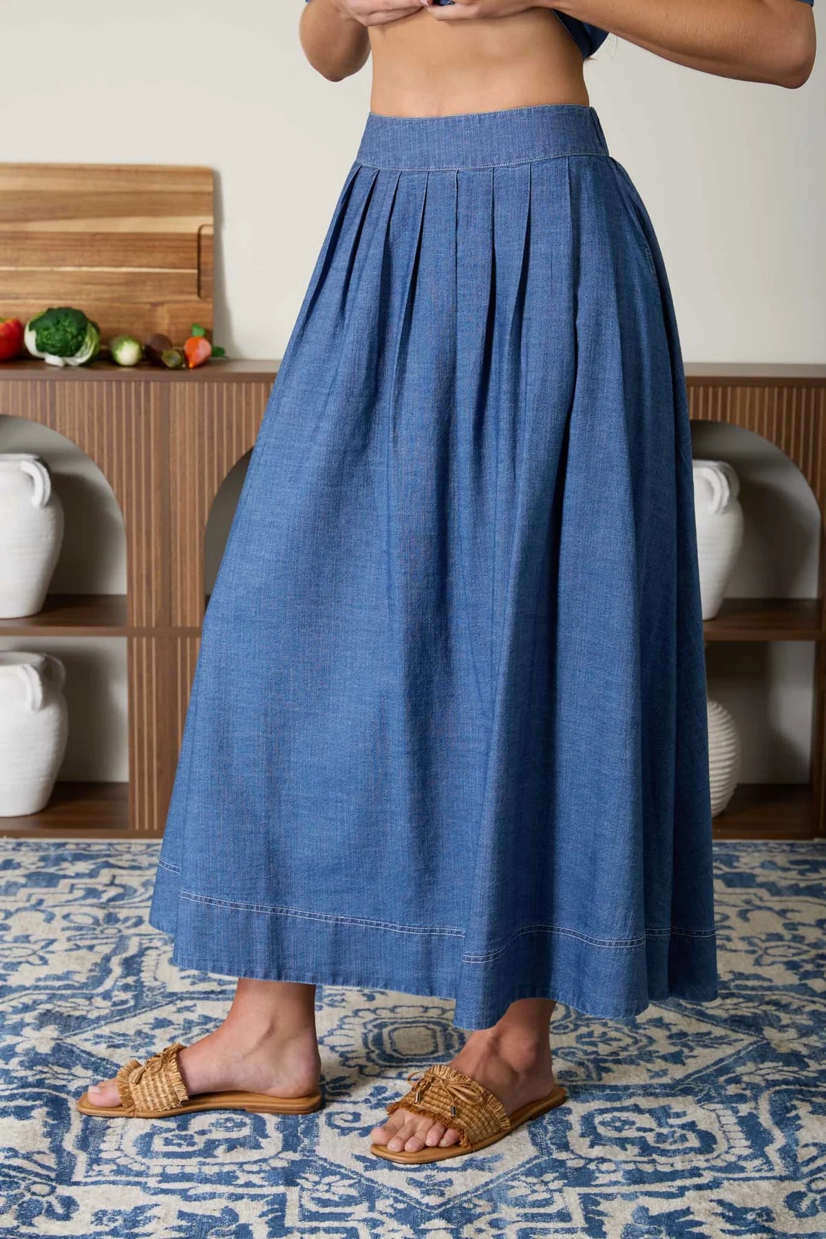 Pleat To Meet You Skirt