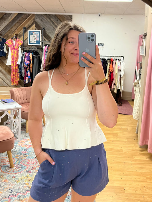 Peplum Please Tank