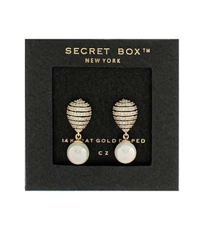 Teardrop Pearl Earrings