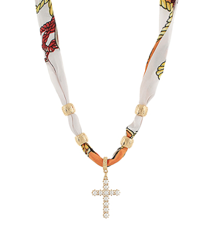 Pave Cross Necklace