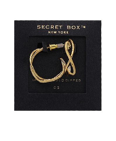 Textured Twist Hoops