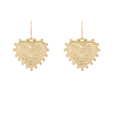 Dotted Heart Earrings