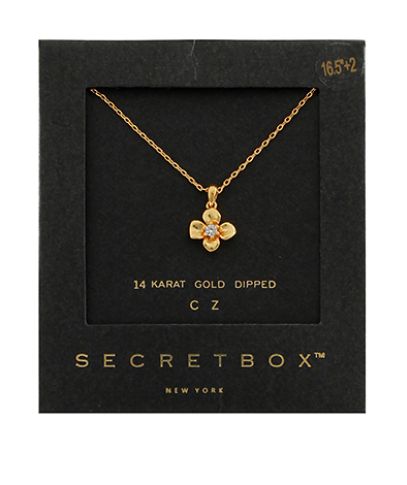 CZ Mini Flower Necklace