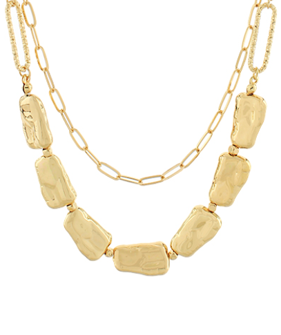 Organic Square Necklace