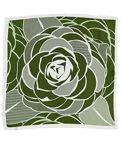 Green Flower Bandana