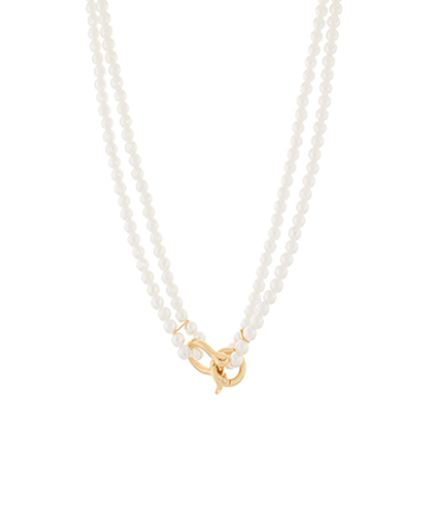 Pearl Horsebit Necklace