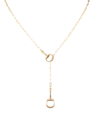 Y Horsebit Necklace