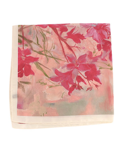Fuchsia Flower Scarf
