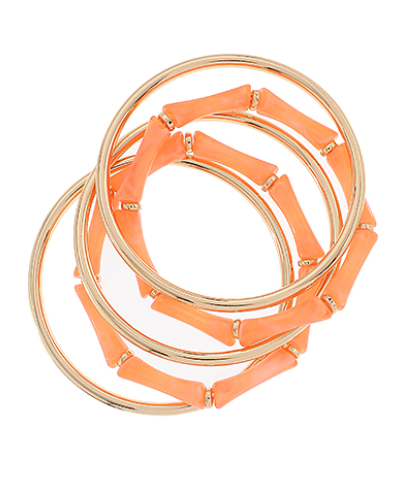 Marble Bamboo Bracelet