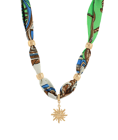 Sunburst Charm Necklace