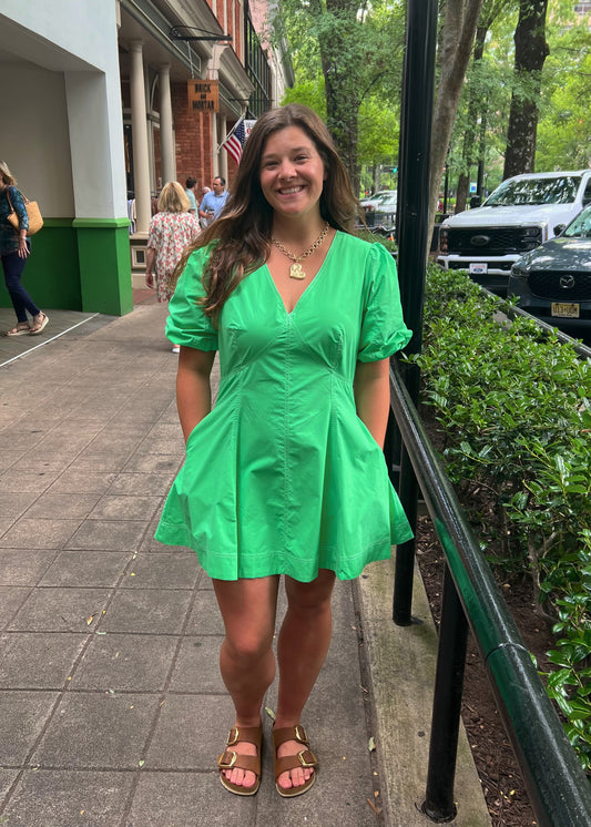 Summer Green Dress
