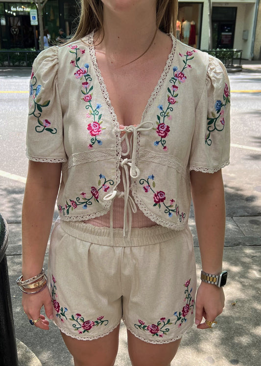 Charlie Tie Top
