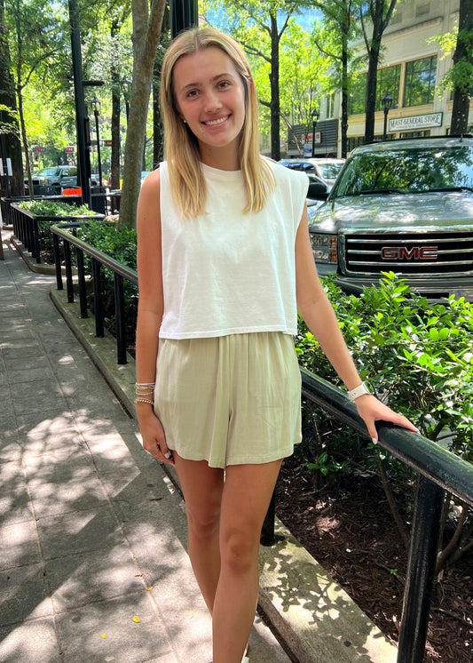 Solene Crop Tee