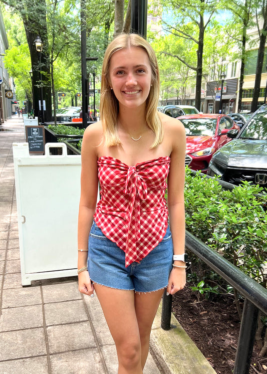 Tomato Tie Top