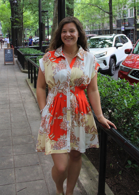 Paisley Combo Dress