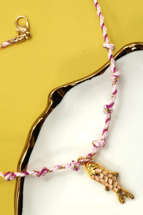 Corded Fish Necklace