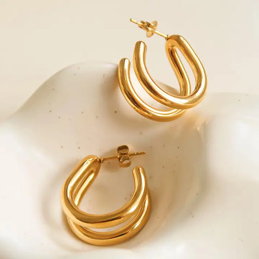 Lucille Double Earrings
