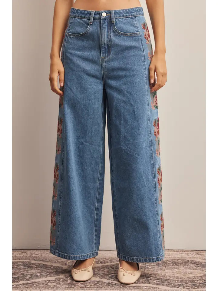 Floral Love Jeans