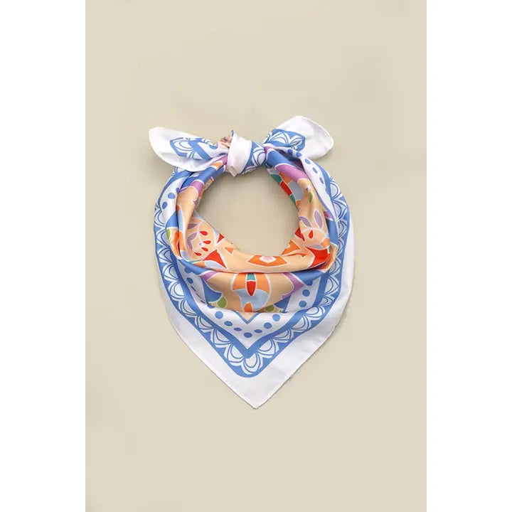 Tribal Print Silky Scarf