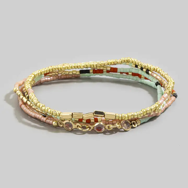 Seed Bead Bracelet Set