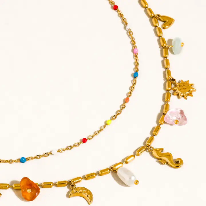 Seahorse Layer Necklace