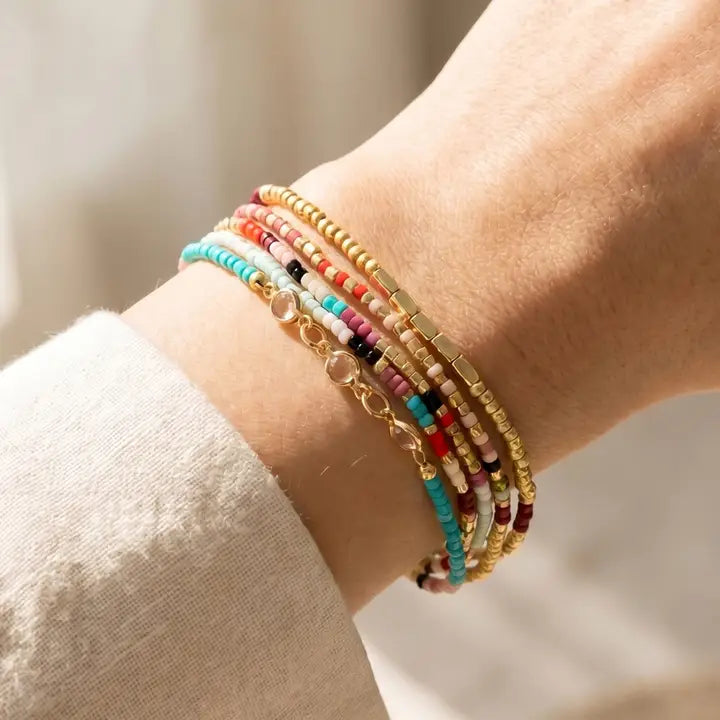 Seed Bead Bracelet Set