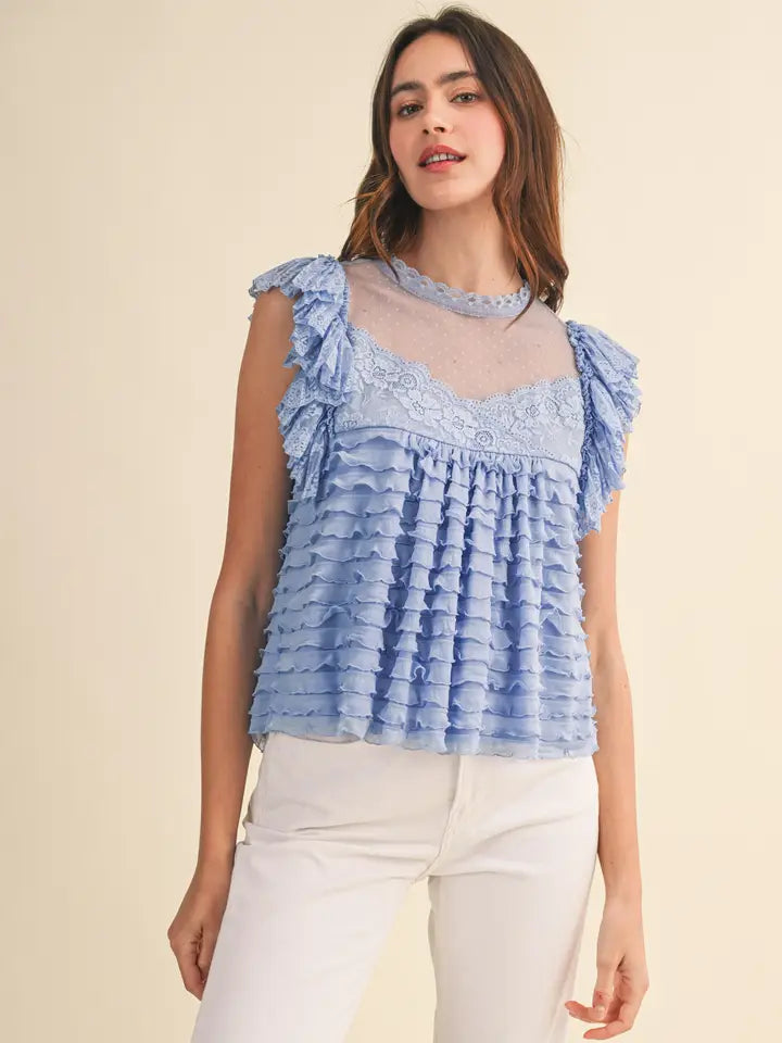 Cornflower Blue Top