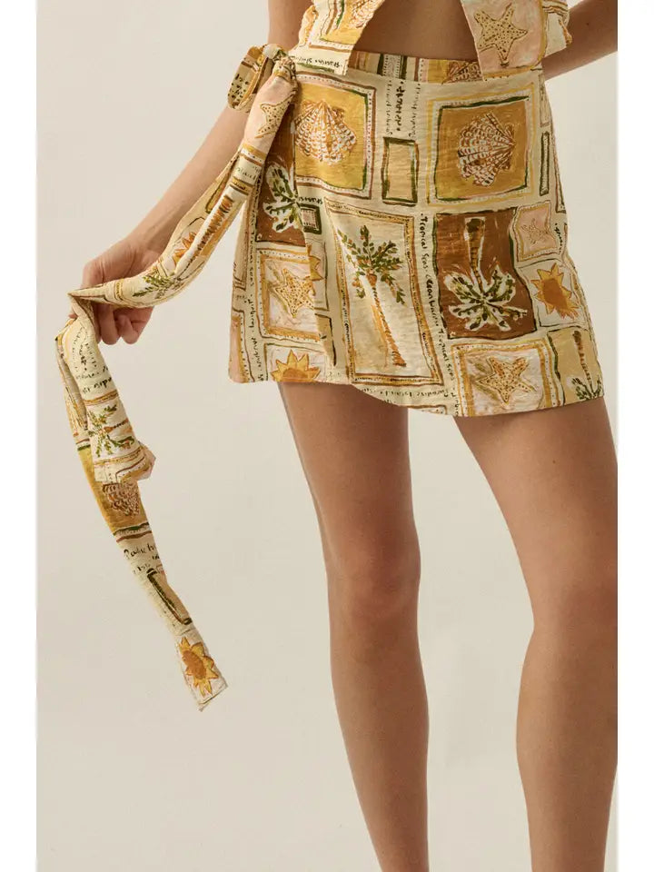 Congo Wrap Skort