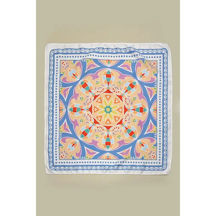 Tribal Print Silky Scarf