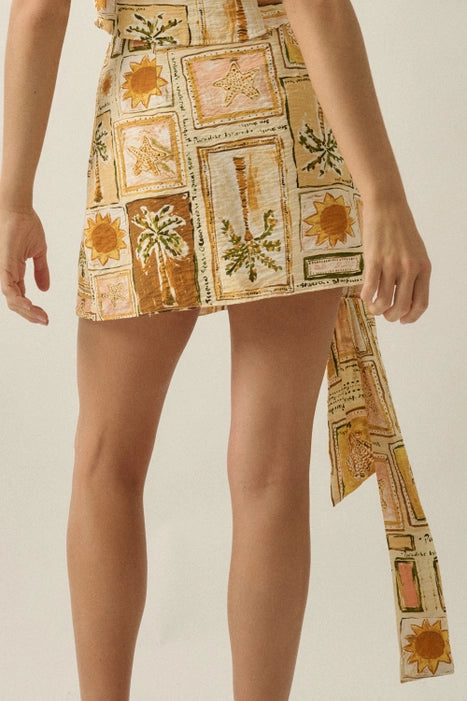 Congo Wrap Skort
