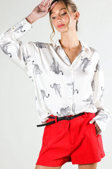 Champagne Tiger Top