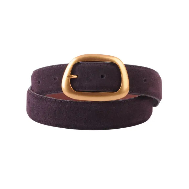 Chocolate Suede Belt