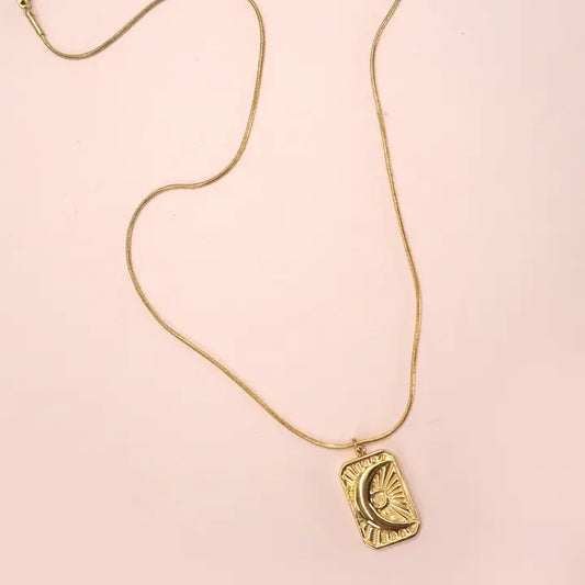 Waning Moon Necklace