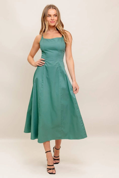 Teal Midi Dress