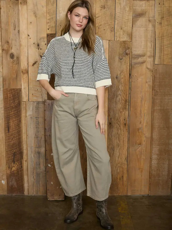 Multi Oatmeal Sweater